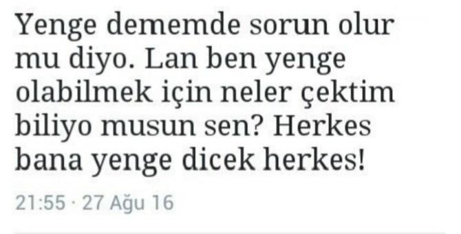 Kadınlar yenge denilmesinden hoşlanır mı ?