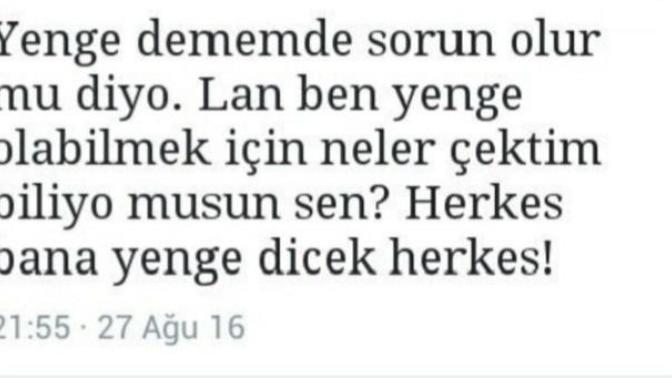 Kadınlar yenge denilmesinden hoşlanır mı?