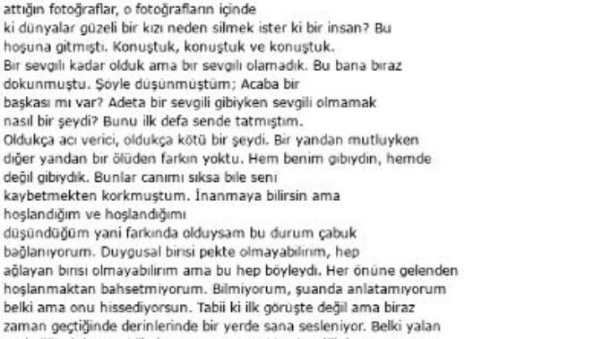 Beni özledin mi?