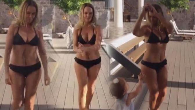 Hülya Avşar'dan seksi dans şovu yıllara meydan okuduğunun kanıtı değil mi?