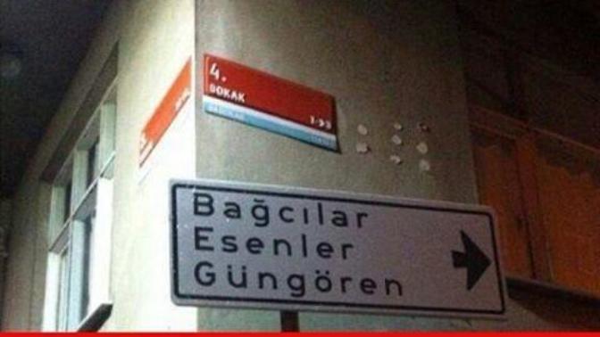 Gerilim gibi tabela Bu tabela size neyi anlatıyor?