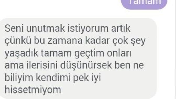 Seni unutmak istiyorum dedi? (Resimli)?