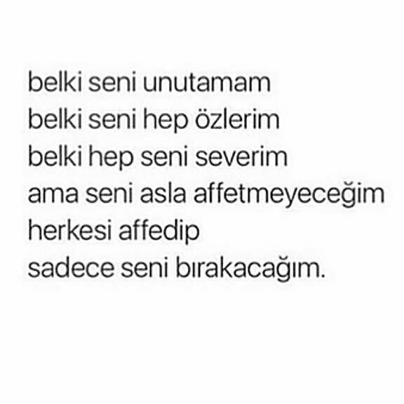 Asla affetmeyeceğiniz birileri var mı?