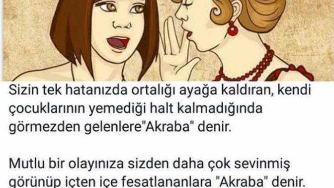 Akraba mı? Akbaba mı?