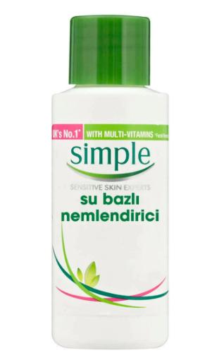 simple su bazlı nemlendirici