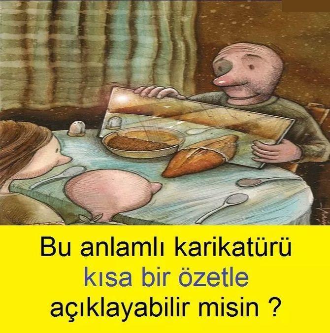Bu karikatür sizlere ne düşündürüyor ?