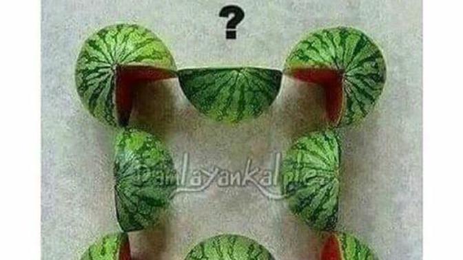 Resimde kaç karpuz var?