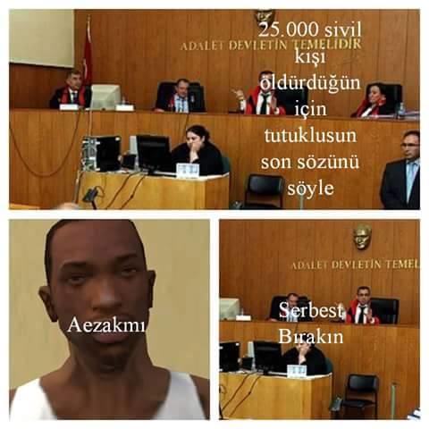 Tutuklandınız, son sözünüz nedir?