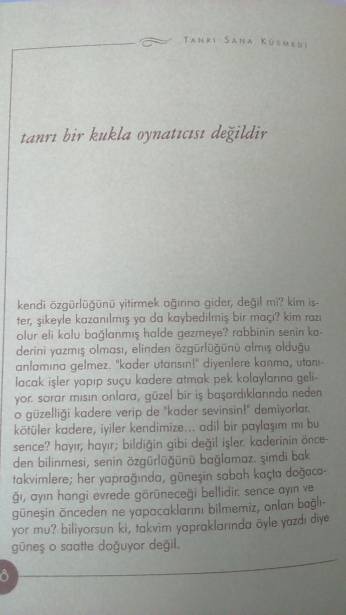 Biz Tanrı'nın kuklası mıyız? 