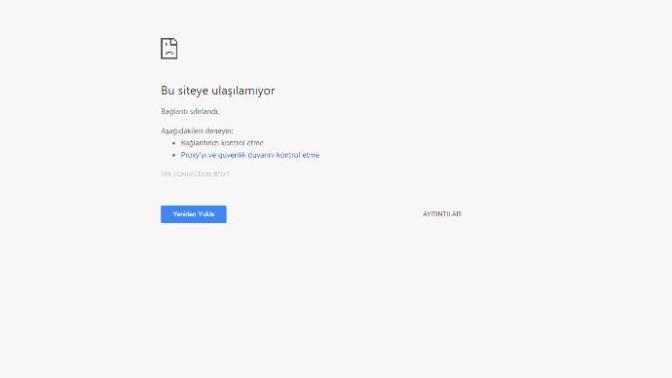 Bu siteye ulaşılamıyor?
