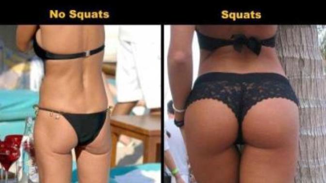 Kilolu biri squat yapsa ne olur? Bu fotoğraftan sonra tüm kadınlar squat yapmalı bence :D Sizce?