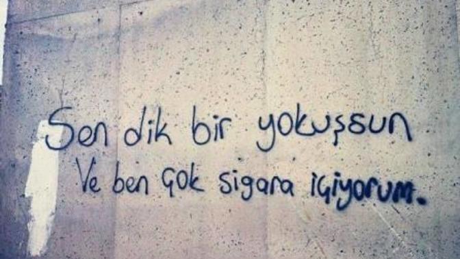 Bir duvara yazı yazmak isteseniz ne yazardınız?