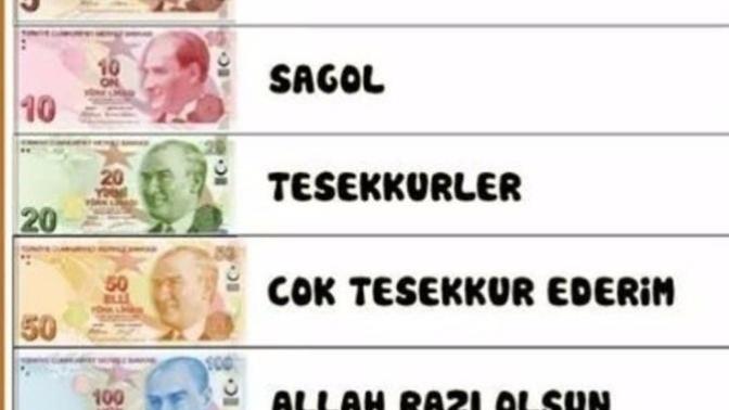 Bayram harçlık tarifesi sizce de böyle mi?