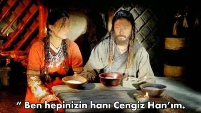 Ben hepinizin hanı Cengiz Han'ım. Bu da benim Han'ım Börte! Türk kültüründe kadının yeri hakkında ne düşünüyorsunuz?