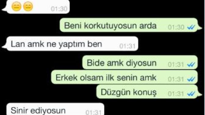 Sevgilim neden bu kadar kaba yazdığına bakın (resimli)?
