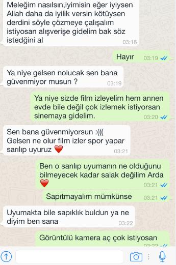Beni film izlemeye çağırıyor ,kalbini mi kırdım resimli ???????