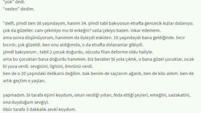 Aldatmayan erkekler hakkında düşünceniz?