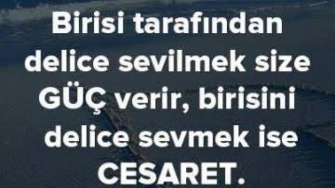 Delice sevmek, sevilmek ister miydiniz?