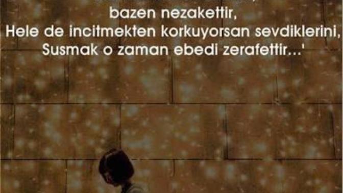 Sizce olaylar karşısında sessiz kalmak kabullenmek anlamına mı gelir?