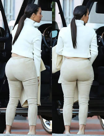 Kim Kardashian ın kalçası mı yüzü mü daha güzel?