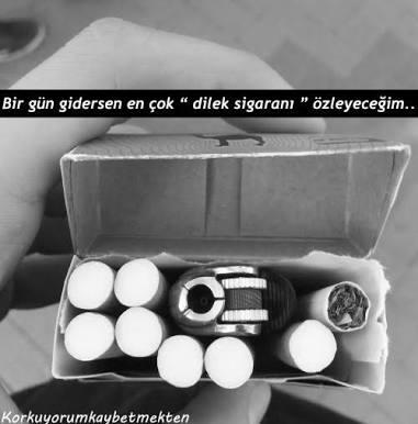 Dilek sigarası koyar mısınız ?