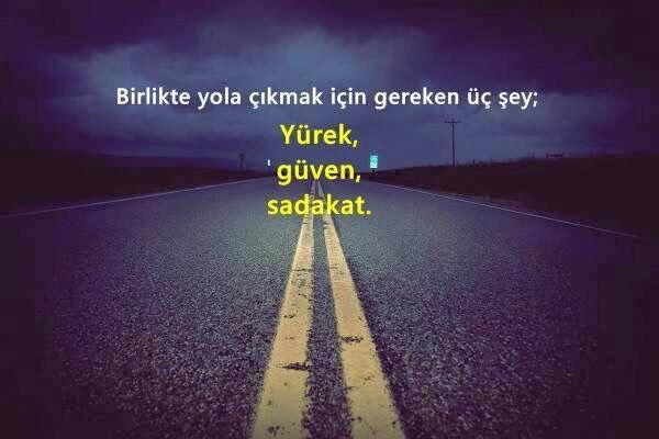 Bir insanla bir yola çıkmak için olması gereken 3 şey nedir sizin için 😇🌹?