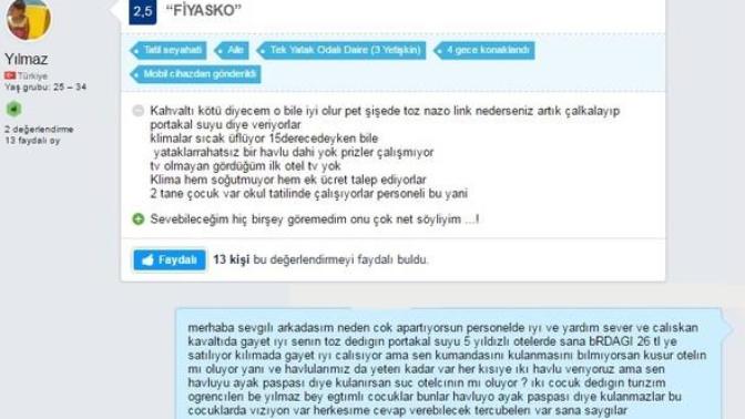İnternette otellerini eleştiren müşterilerine komik sert cevaplar veren Marmaris'teki otel hakkında ne düşünüyorsunuz?