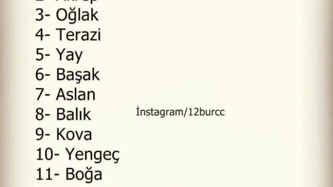 Burca göre zekilik sıralamasında kaçıncısınız?