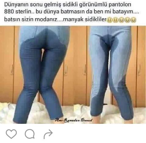 Bu yeni moda pantolondan giyer misiniz? Arkadaşınıza / Sevgilinize giydirir misiniz ?