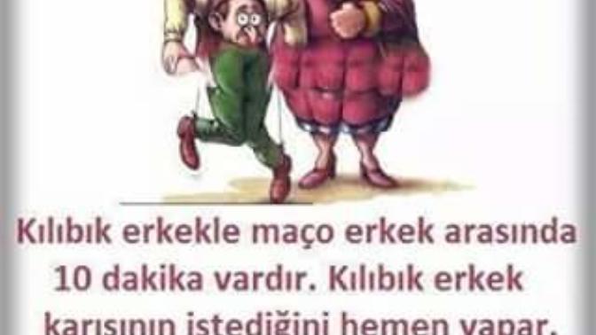 "Kılıbık" erkekle "Maço" erkek arasındaki fark nedir 😇🌹?