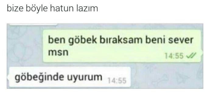 Göbekli erkek sever misiniz :D ?
