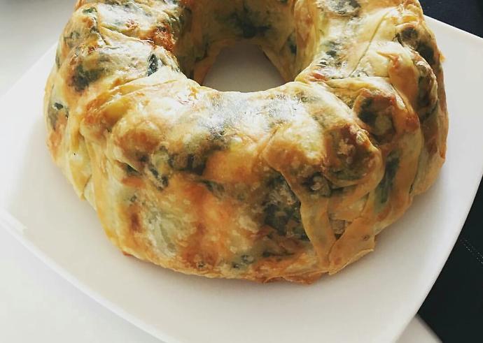 Kek kalıbında börek yaptım?