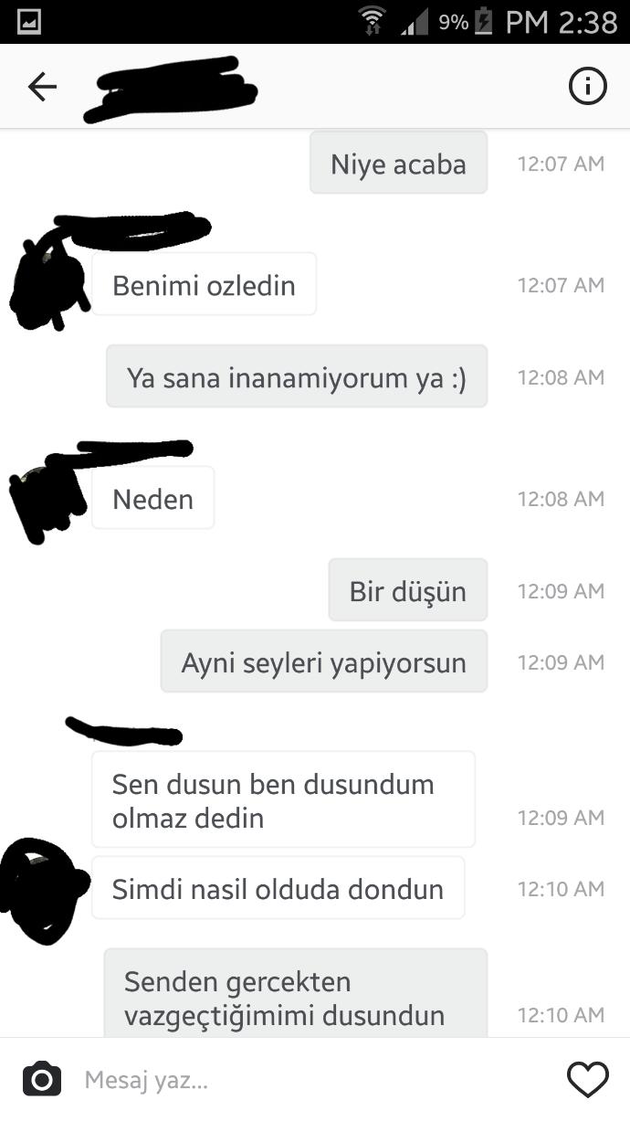 Beyler size bunları söyleyen bir kıza tepkiniz ne olurdu?