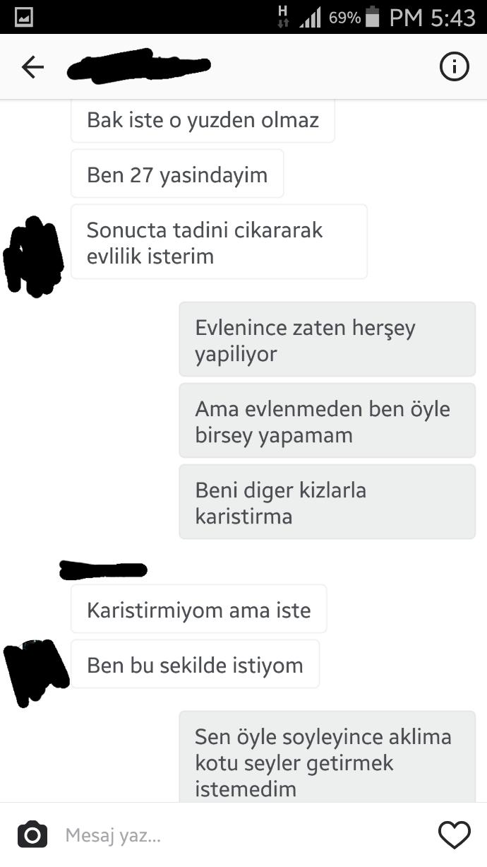 Beyler size bunları söyleyen bir kıza tepkiniz ne olurdu?