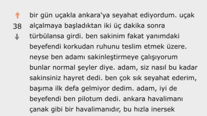 Uçakla ilgili anınız var mı hiç :o?