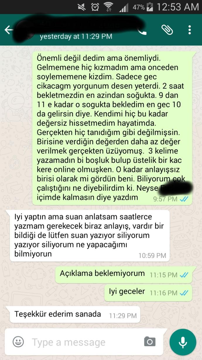 Haksiz miyim kizmakla hakli miyim? Ne demek istedi orda  ne yapmya calisiyo anlayamiyorum? Resimli!!?
