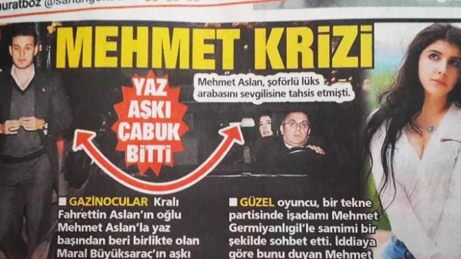Cem Yılmaz'ın eski sevgilisi Maral Büyüksaraç Yeni sevgilisi Mehmet Aslan'ı Terketti?