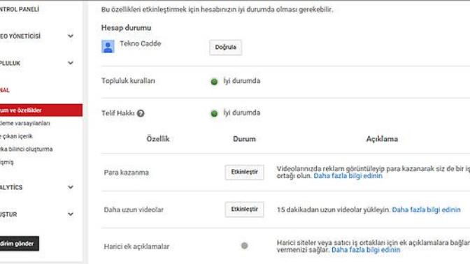 Youtube'dan kazandığım parayı nasıl alırım?