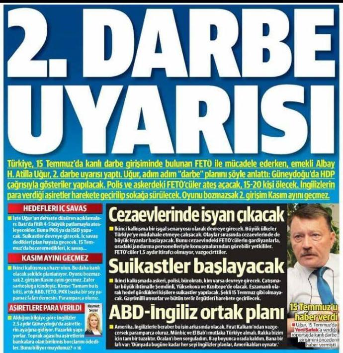 İkinci bir darbe hazırlığı mı yoksa Türkiye'de iç savaş çıkarmak mı ya da 3. Dünya savaşı mı başlıyor?