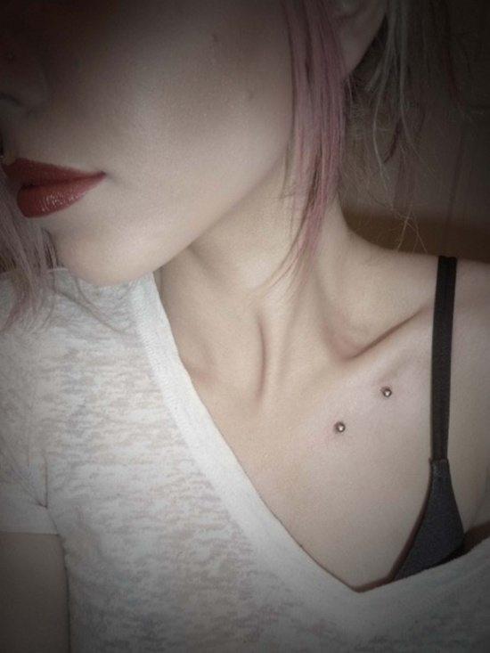 Dermal piercing i duydunuz mu daha önce (fotoğraflı)?