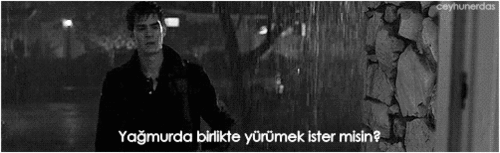 Yağmurda birlikte yürümek ister misiniz?