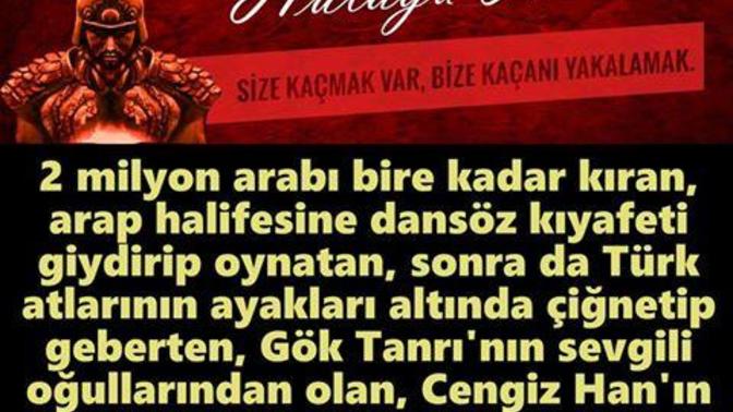 Saygıyla anıyor muyuz? Hanlar hanı Hülagü Hanı?