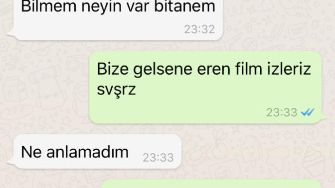 Sevgilime eve gel diyorum salağa mı yatıyor resimli?