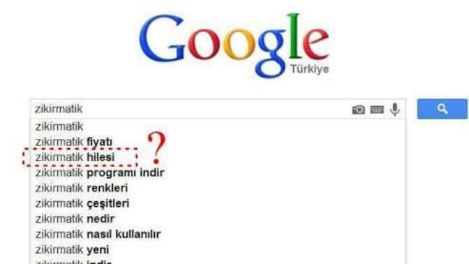 Google'da arattığınız en saçma sapan şey neydi?