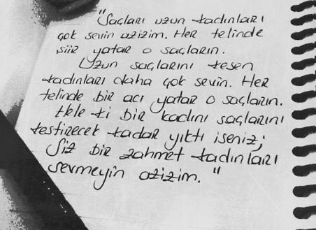 Uzun saçlı kadınlar?<br />Kesmeyin o güzelim saçları?<br />?