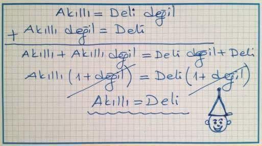 bu matematik bizi kandırıyor mu  bir  bilen açıklasın :D ?