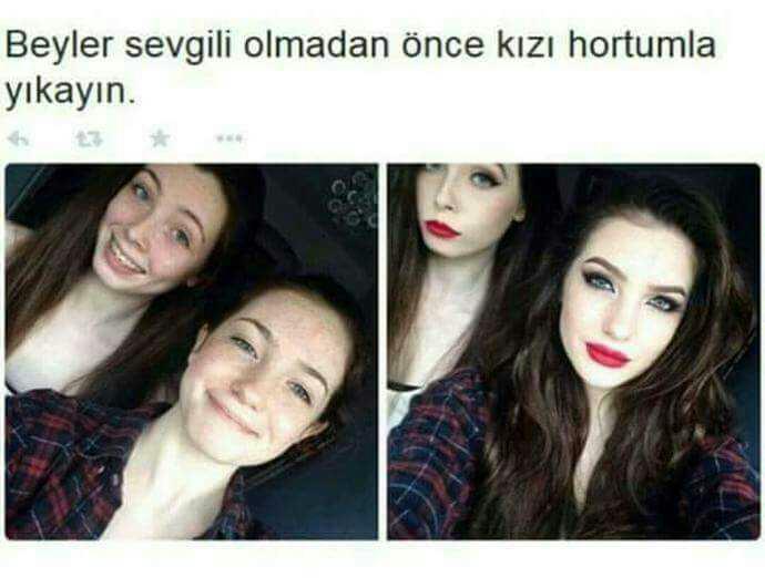 Makyaj yapan kadinlarin ozguven eksikligimi var ??