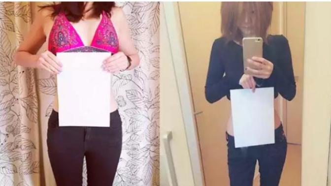 Çin'de yeni moda A4 kağıdı ile bel testi.. Beliniz bir kağıt kadar ince mi?