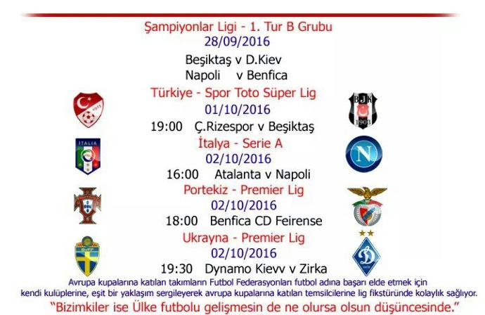Federasyon fikstürü neden mantıksız ayarlıyor?