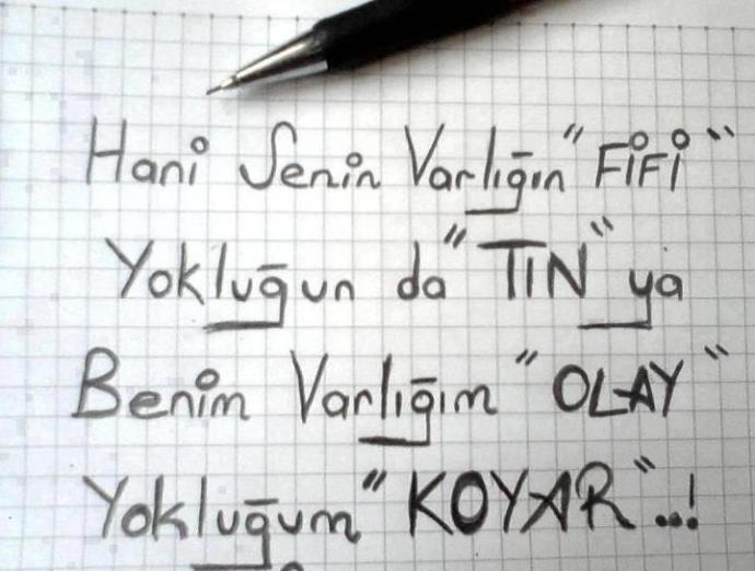 Varlığım olay mı?